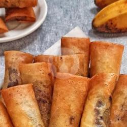 Lumpia Pisang Keju Coklat