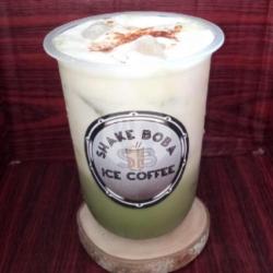 Greentea Shake Grass Jelly