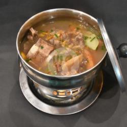 Paket Soup Buntut Kelok 9   Nasi   Parkedel   Es Teh Manis