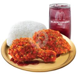 Panas 2 Rice Ayam Krispy Mcd Thai Sweet Chili, Lrg