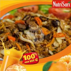 Combo Nasi Goreng Special Dan Nutrisari Panas/dingin