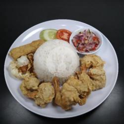 Nasi Udang Sambal Matah   Sirup