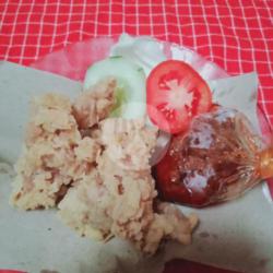 Penyetan Kulit Krispy Tanpa Nasi