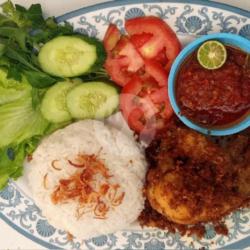 Paket Nasi Ayam Goreng Ketumbar Dada Lalap Dan Sambal25