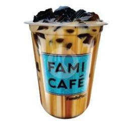 Ice Brown Sugar Grass Jelly Milk Tea-ol