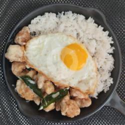 Chicken Butter Milk Egg With Rice