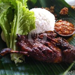 Nasi Sambelan Bebek  Bakar