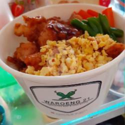 Crispy Chicken Saus Barbeque Rice Bowl