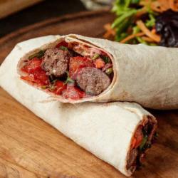 Kebab Daging   Keju Slice