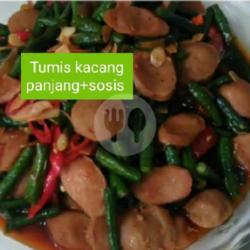 Tumis Kacang Panjang Sosis Ayam