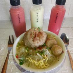 Pahe Bakso Tulang Iga Campur   Jus Jambu/melon/semangka