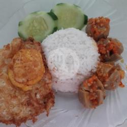 Nasi Bakso Mercon Telor Ceplok