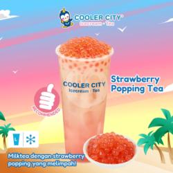 Strawberry Popping Tea