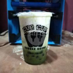 Green Tea Bubble   Cheese Cream