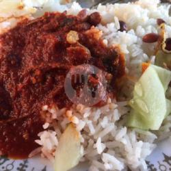 0017. Nasi   Nasi   Kerang Kering Kupas / Tempe / Jengkol / Balado Pedas Asam Manis / Cabe Giling.