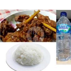 Bebek Rica Rica   Nasi 1 Porsi   Aqua 1