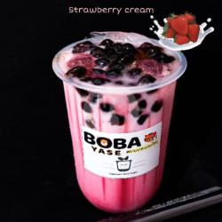 Strawberry Machiato Boba