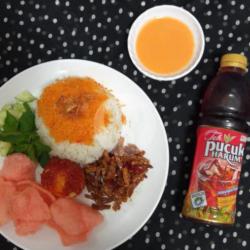 Nasi Ulam Telor Balado Sikembar   Teh Pucuk Harum