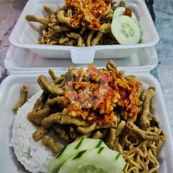 Indomie Usus Geprek (pilihan Sambal Matah/bawang)