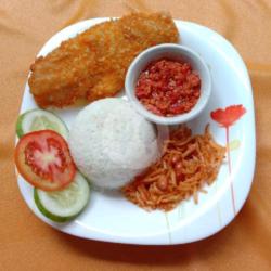 Chicken Katsu Sambal Uleg   Nasi