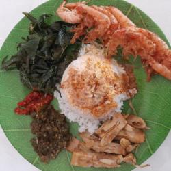 Nasi Udang Balado Kentang