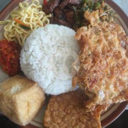 Nasi Campur   Otak Sapi Goreng   Gorengan