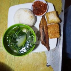 Nasi Sayur Bayam   Tongkol / Telur