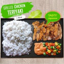 Chicken Steak Teriyaki   Nasi