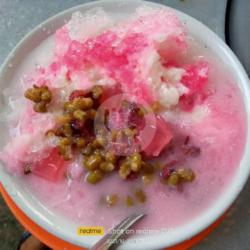 Es Bubur Ketan Item Roti