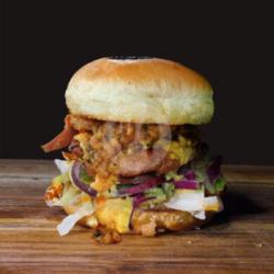 Chicken Salted Egg Burger