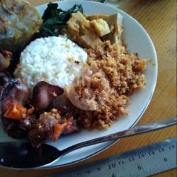 Nasi Padang Hati Ampela Vitamin A Nangka Singkong Kuah Sambal Bumbu Halal