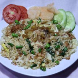 Nasi Goreng Putih Ikan Asin Jambal Cabe Ijo