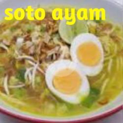 Soto Ayam  Nasi /lontong