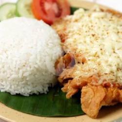 Ayam Crispy Barbeque   Keju Mozzarella