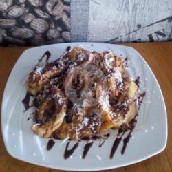 Pisang Spatu Cokelat Keju