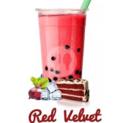 Red Velvet Milk Shake Boba Bm