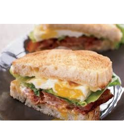 Egg Smoke Beef Cheese Sandwich