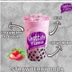 Boba Milk Strawberry