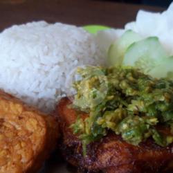 Paket Nasi Ayam Sambel Ijo Mini