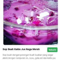 Sop Buah Kuah Buah Naga