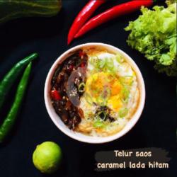 Telur Saos Caramel Lada Hitam