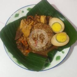 Nasi Brongkos Komplit