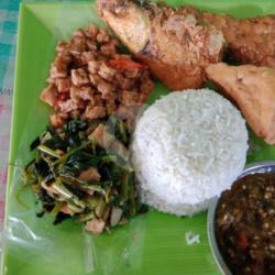 Nasi Rames Ikan Bandeng