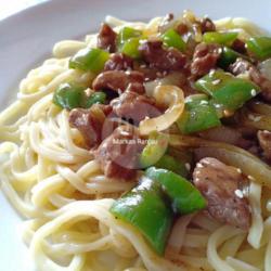 Spaghetti Sapi Lada Hitam Ranjau