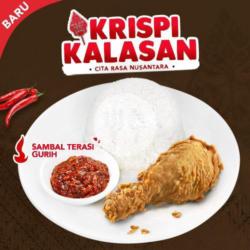 Fried Chicken Sambel Terasi Nasi