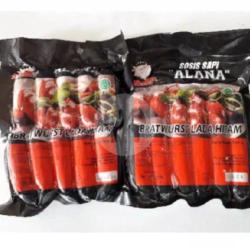 Alana Sosis Sapi Bratwurst Lada Hitam 500gr