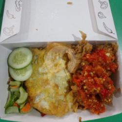 Nasi Goreng Ayam Tepung (sambal Bawang)