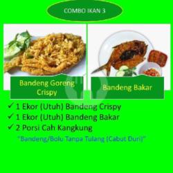 1 Bandeng Crispy Utuh   1 Bandeng Bakar Utuh   2 Cah Kangkung