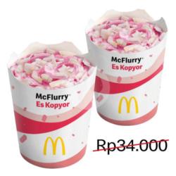 Promo - 2x Mcflurry Es Kopyor Kelapa