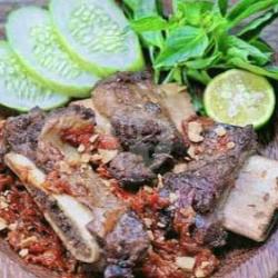 Paket Jumbo Iga Penyet Sambal Pedasnya Bikin Ketagihan